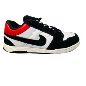 Nike 6.0 Mogan Jr Sneakers Boys Sz 6.5Y Skate Red Black Suede Leather 312279